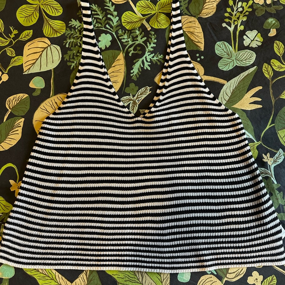 Cropped Knit Tank